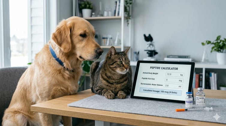 When Your Dog or Cat Has a Peptide Calculator Too