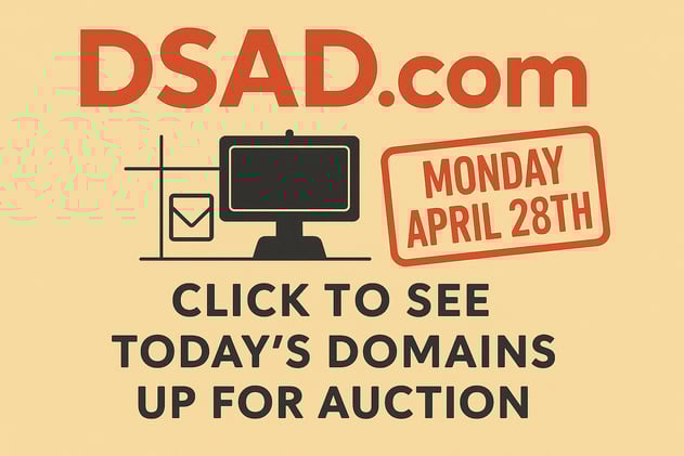 Trigger Warning.  How I Thought I Was Dying and Some Great Domains at Auction this Monday