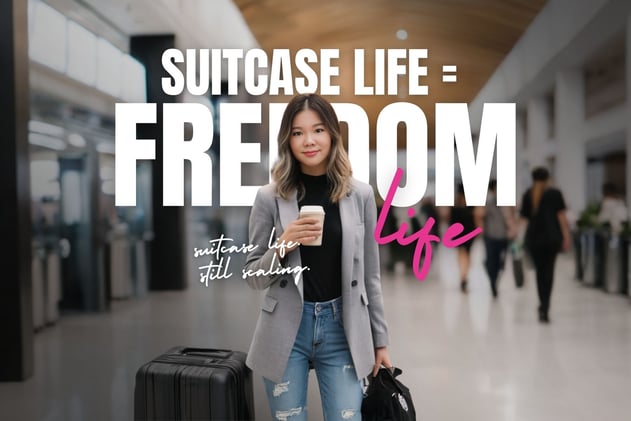 Suitcase life = freedom life ✈️