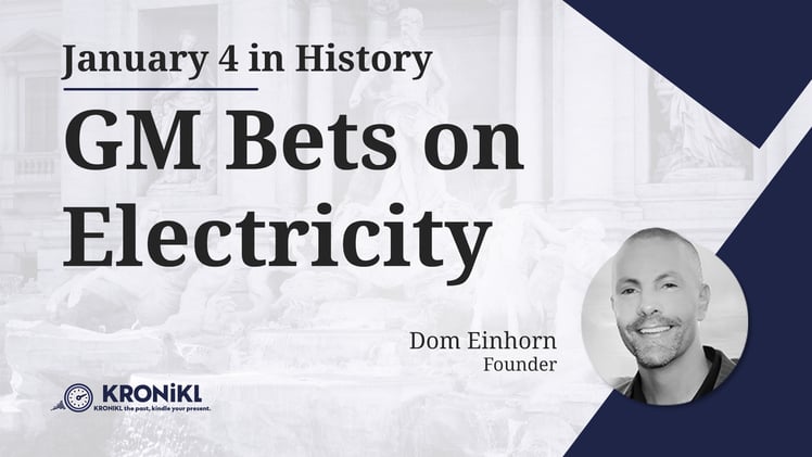 GM Bets on Electricity