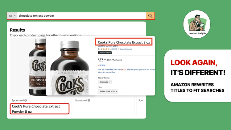 Amazon Is Rewriting Your Product Titles — Without Telling You!