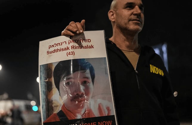 Remains of Sudthisak Rinthalak Brought Back to Israel from Gaza