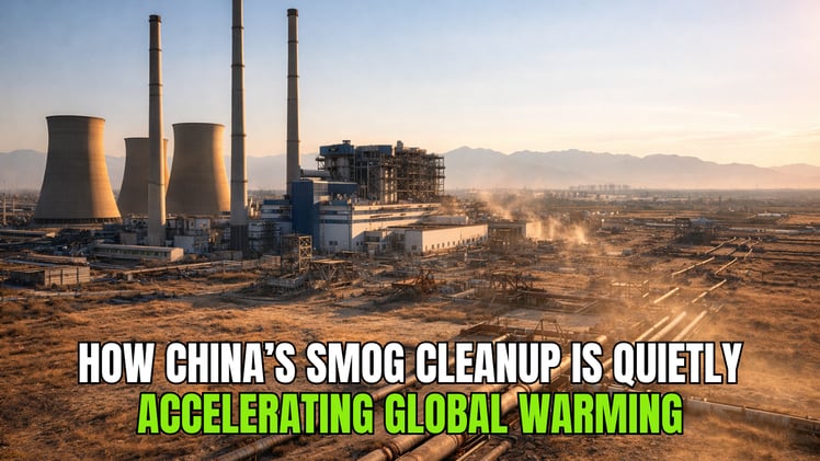 🌱 How China’s Smog Cleanup Is Quietly Accelerating Global Warming 🌫️➡️☀️