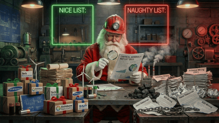 Santa's Naughty & Nice List: Mineral Mayhem, Antimony Roast, Gold $4,400+ & Copper Christmas