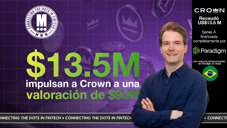 Crown Cierra una Serie A de $13,5M y Llega a una Valoración de $90M