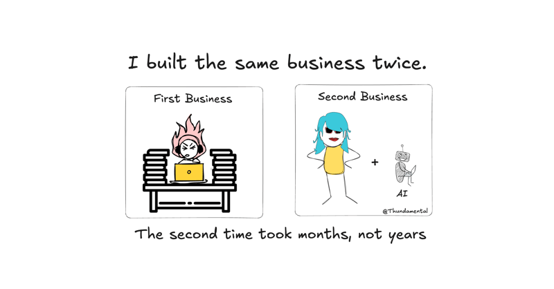 I built the same business twice. 