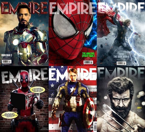 Every Marvel Movie on the Cover of Empire Magazine