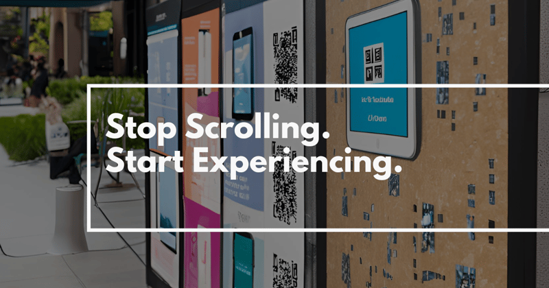 Stop Scrolling. Start Experiencing.