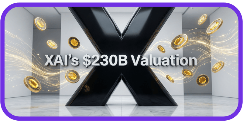 xAI Secures 20B Near 230B Valuation