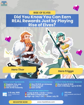 🎮 Did You Know You Can Earn REAL Rewards Just by Playing Rise of Elves? 💰