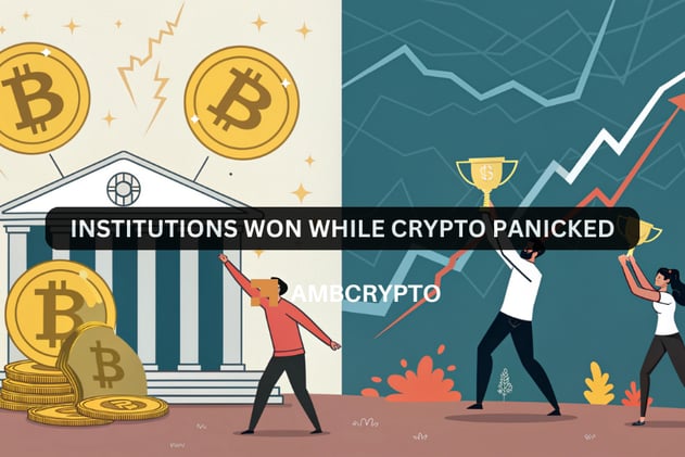 Institutions won while crypto panicked