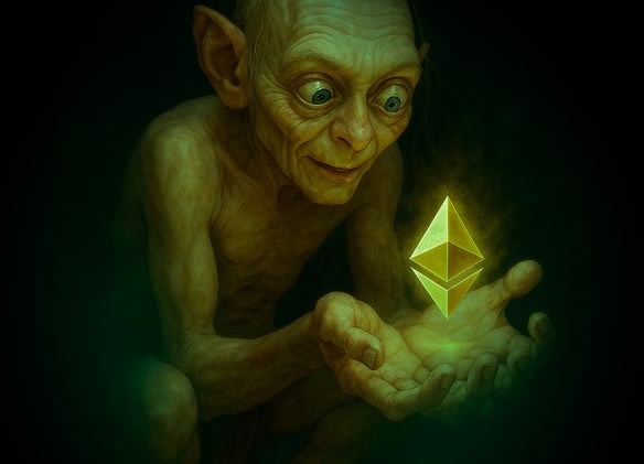 🔲 Instituições ainda gostam bastante de ETH, não só de Ethereum