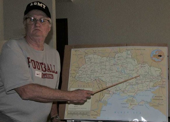 Local family tired of dad's daily Ukraine war briefings