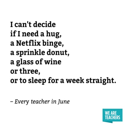 What do teachers do in the summer?