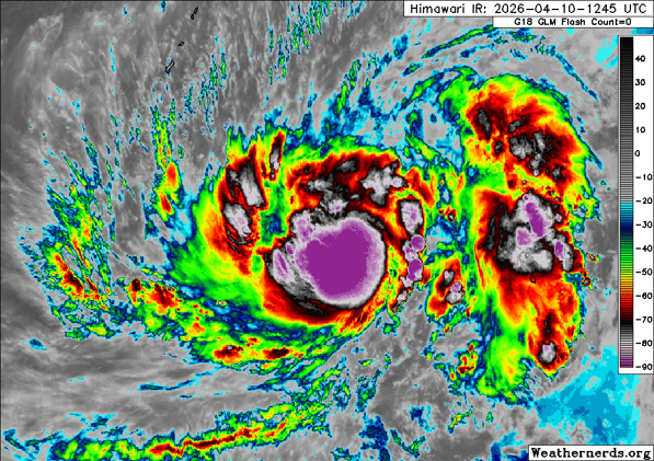 Severe Tropical Storm Sinlaku (04W) – Tropical Cyclone Advisory #5: 1200 UTC 10 April 2026