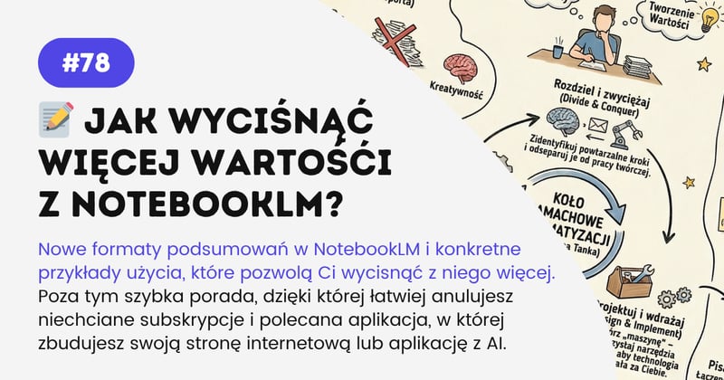 📝 Jak wycisnąć więcej z NotebookLM?