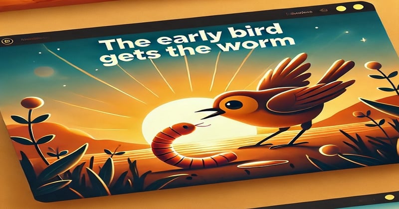 The Early Bird Gets the Worm