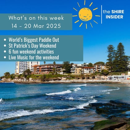 Your Shire itinerary for 14 - 20 Mar