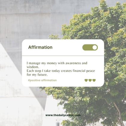 💰 A Peaceful way to manage money (5 Simple budgeting hacks)