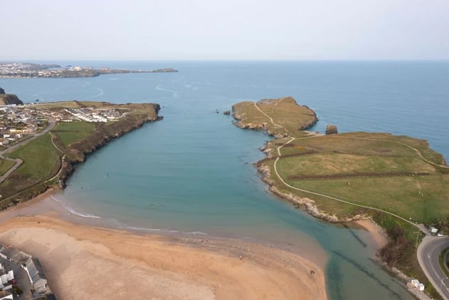June 19 - Two children saved at Porth Beach