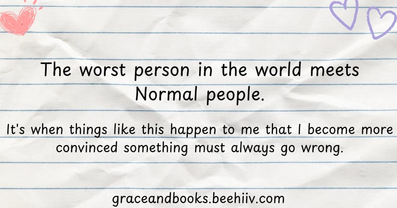 The worst person in the world meets Normal people.