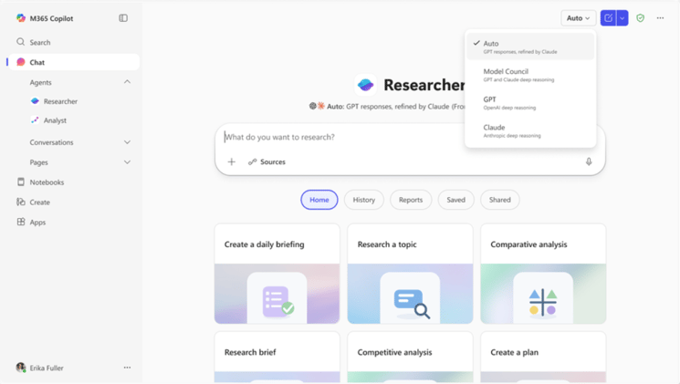 Microsoft can run ChatGPT and Claude side by side 