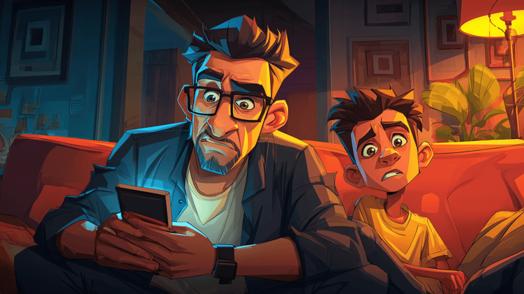 “Daddy, why is work calling at 7:47pm?” 📱