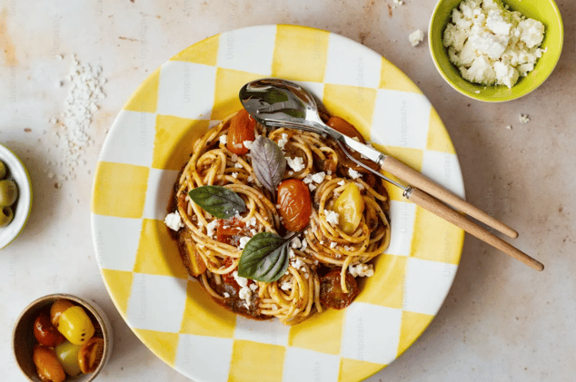 12 Minute, $2.60 Feta-Tomato Pasta