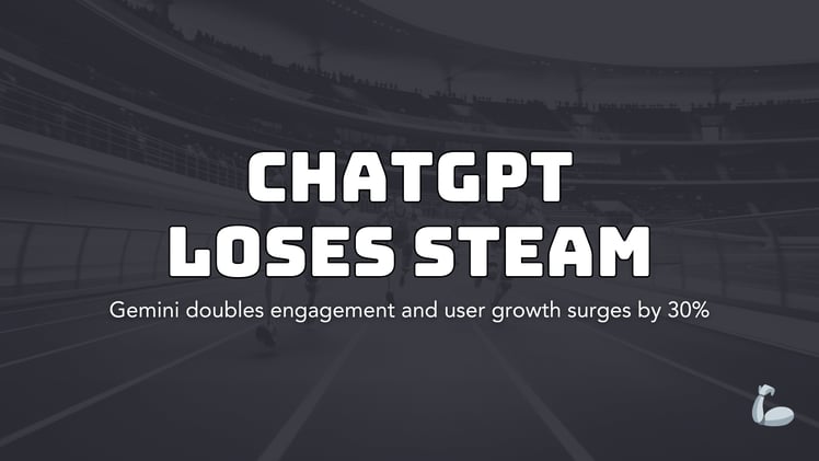Gemini Surges 30%, ChatGPT Stalls