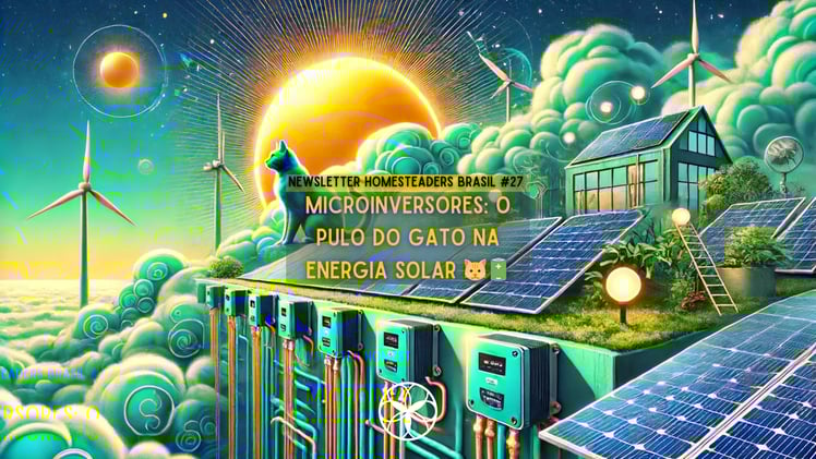 Homesteaders Brasil #27 | Microinversores: O Pulo do Gato na Energia Solar 🐱🔋