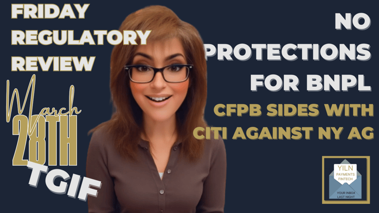 Regulatory Review Friday March 28, 2025