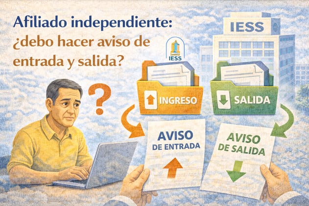 Afiliado independiente: ¿debo hacer aviso de entrada y salida?🤔