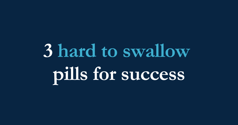 💊 hard to swallow pills