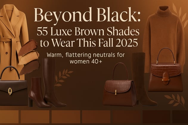 Beyond Black: 55 Luxe Brown Shades to Wear This Fall 2025 (Part 1)
