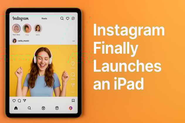 📱It only took 15 years... Instagram is finally on iPad.