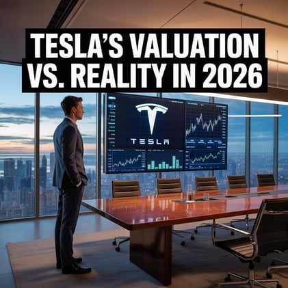💥 Tesla’s Valuation vs. Reality in 2026