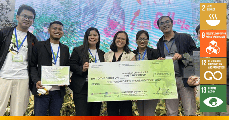 TanUM Nano-Tech Wins First Runner-Up at the Innovation Olympics 3.0 at UPLB