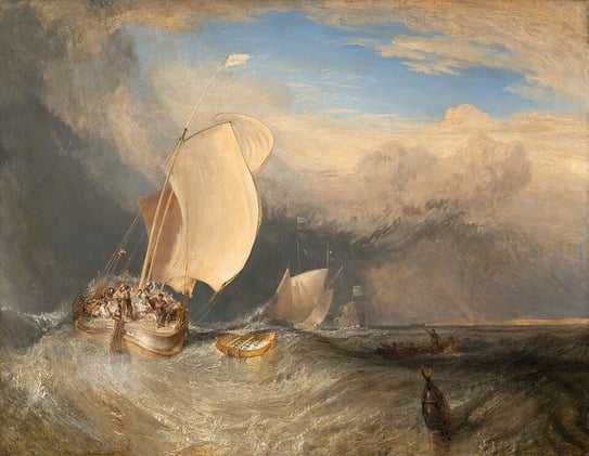 "Fishing Boats with Hucksters Bargaining for Fish" - J. M. W. Turner