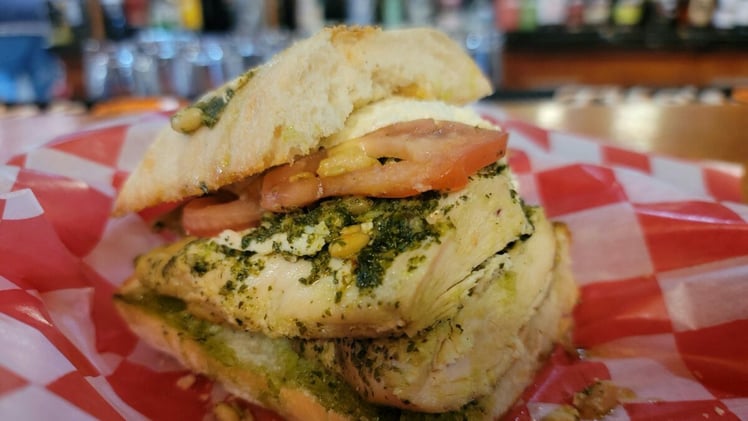 Chicken & Pesto @ Cogans Pizza