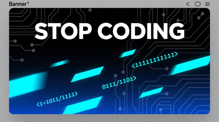 Stop Learning to Code 