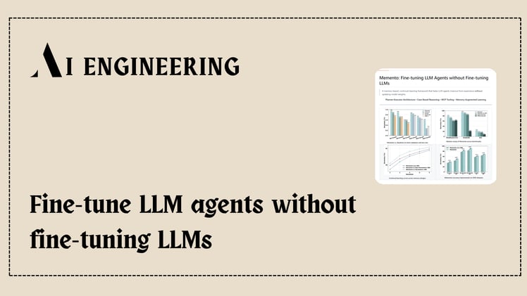 Fine-tune LLM agents without fine-tuning LLMs 