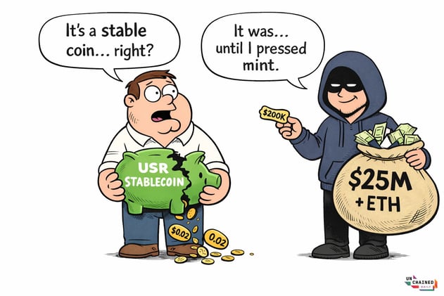 Stablecoin Shock: USR Collapse Exposes DeFi Fragility