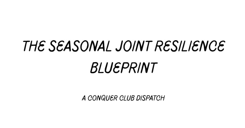 The Seasonal Joint Resilience Blueprint