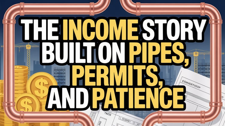 The Income Story Built on Pipes, Permits, and Patience
