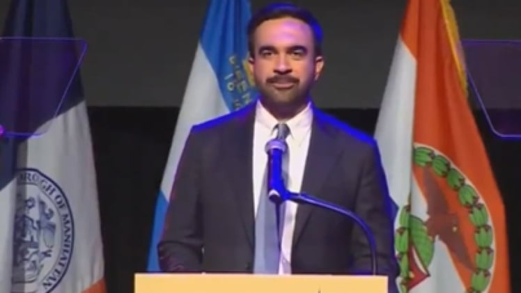 Newly Elected Mayor Of NYC Zohran Mamdani Calls Out The President In Victory Speech