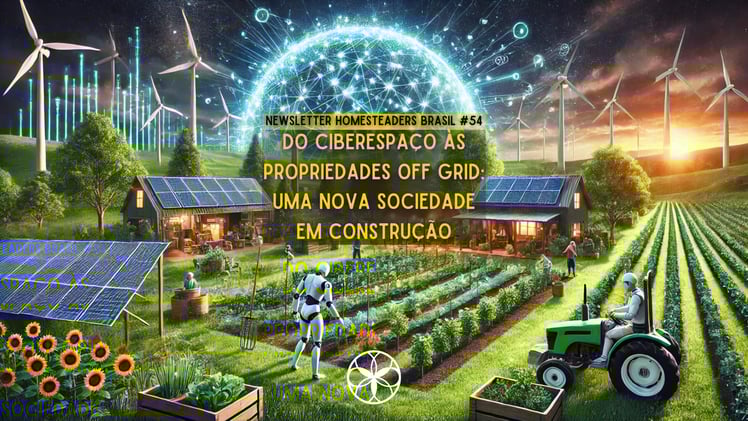 Homesteaders Brasil #54 | Do Ciberespaço às Propriedades Off Grid: Uma Nova Sociedade em Construção