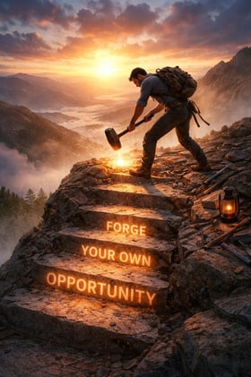 Opportunities Aren’t Found — They’re Forged