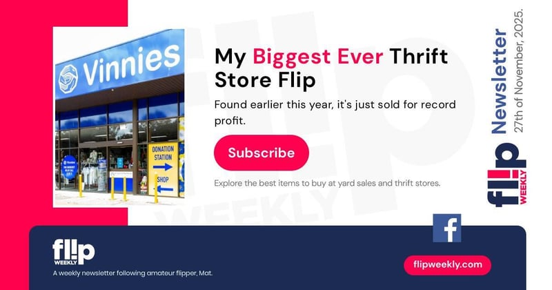 My Biggest Ever Thrift Store Flip