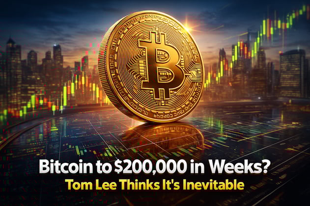 Bitcoin to $200,000 in Weeks? Tom Lee Thinks It’s Inevitable