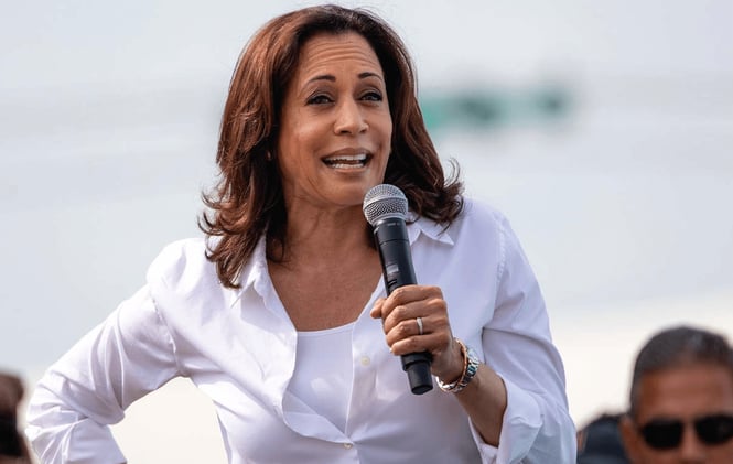 Kamala Harris Claims DOJ Under Trump Can’t Be Trusted